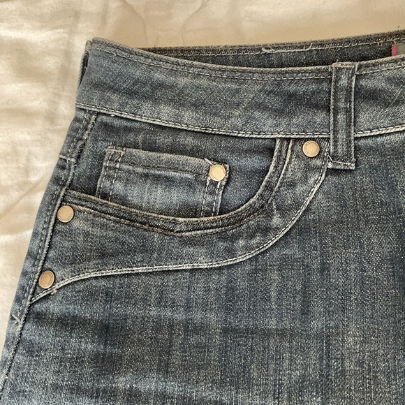 RW&CO Dark Denim A-Line Skirt - Picture 5 of 9